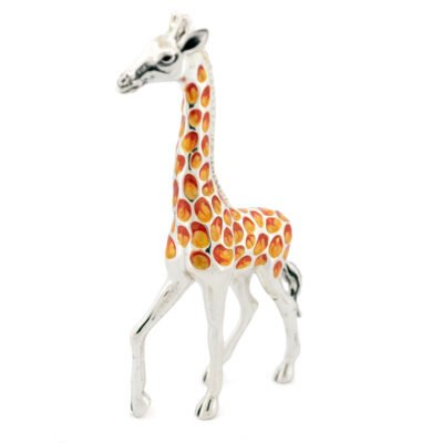 Enamel 925' Silver Giraffe Miniature 18320-3243 Image2