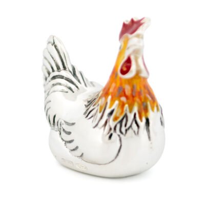 Enamel 925' Silver Hen Miniature 18452-3257 Image2