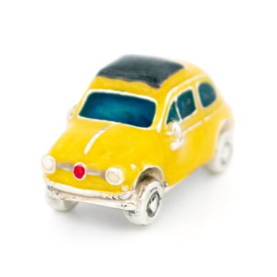 Enamel 925' Silver Fiat 500 Miniature 18532-3274 Image2