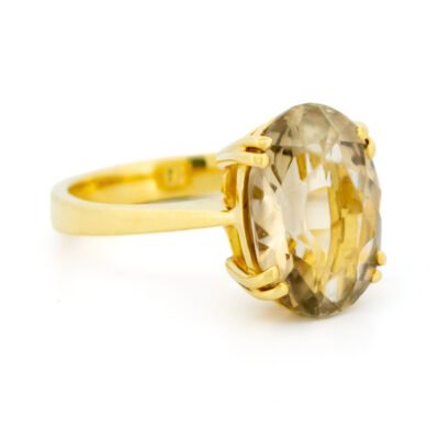 Citrine 18k Solitaire Ring 18540-9549 Image2