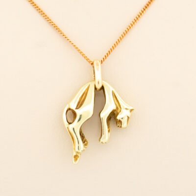 14k Hanging Panther Pendant 18592-9581 Image2