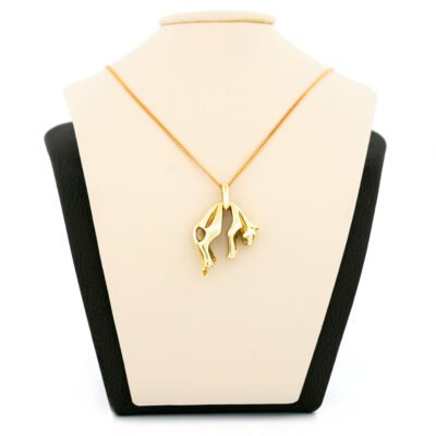 14k Hanging Panther Pendant 18592-9581 Image1