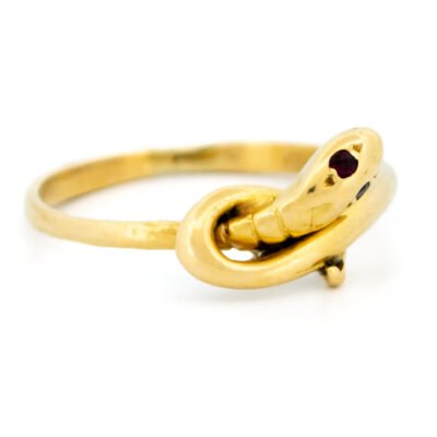 Ruby 18k Snake Ring 18607-9596 Image2