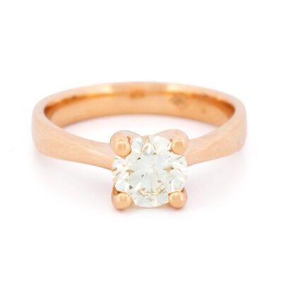 Diamond 18k Solitaire Ring 18744-9624 Image1