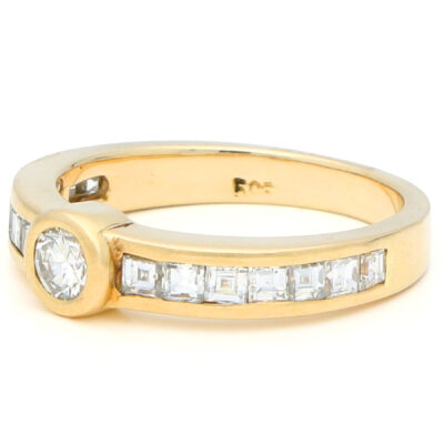 Diamond 14k Bezel Set Ring 17481-9206 Image2