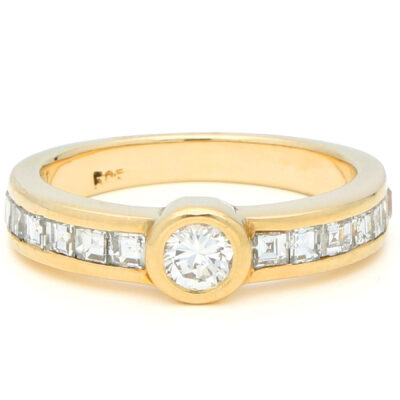 Diamond 14k Bezel Set Ring 17481-9206 Image1