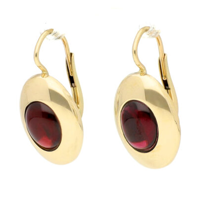 Garnet 14k Dormeuse Earrings 18121-9464 Image2