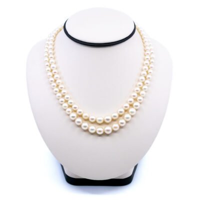 18k Pearl Two Strand Necklace 18635-9606 Image1