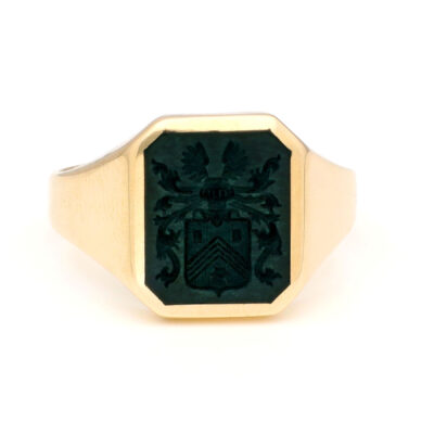 Agate 14k Signet Ring 18761-9626 Image1