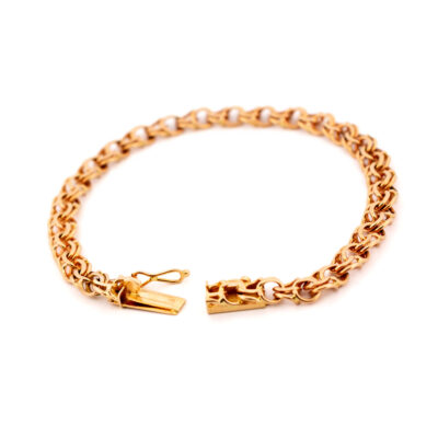 14k Bismarck Link Bracelet 15050-8489 Image2