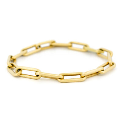 14k Paper Clip Link Bracelet 18814-9646 Image1