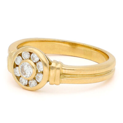 Diamond 18k Cluster Ring 18824-9650 Image2