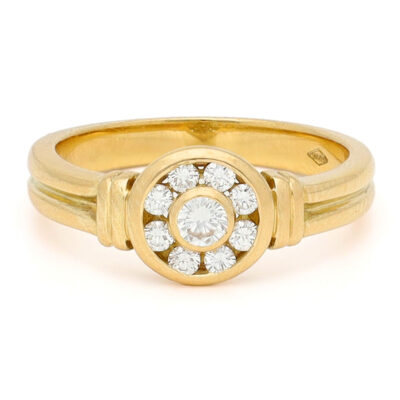 Diamond 18k Cluster Ring 18824-9650 Image1