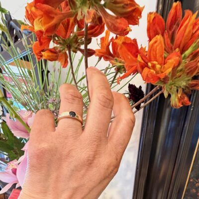 Sapphire 18k Gypsy Ring 18852-9668 Image2