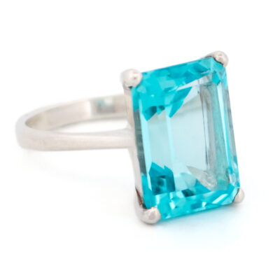 Topaz 925' Silver Solitaire Ring 19002-3706 Image2