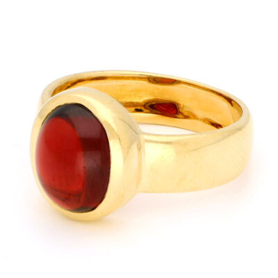 Garnet 18k Solitaire Ring 18045-9413 Image2