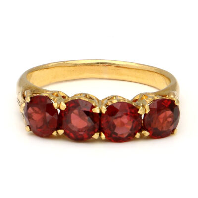 Garnet 20k Row Ring 18128-9468 Image1