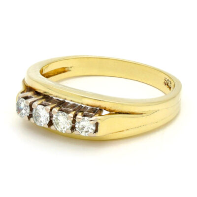 Diamond 14k Row Ring 18427-9500 Image2