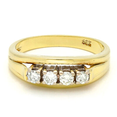 Diamond 14k Row Ring 18427-9500 Image1