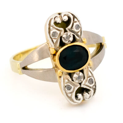 Diamond Sapphire 14k Ring 18748-9625 Image2