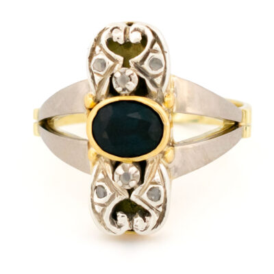 Diamond Sapphire 14k Ring 18748-9625 Image1