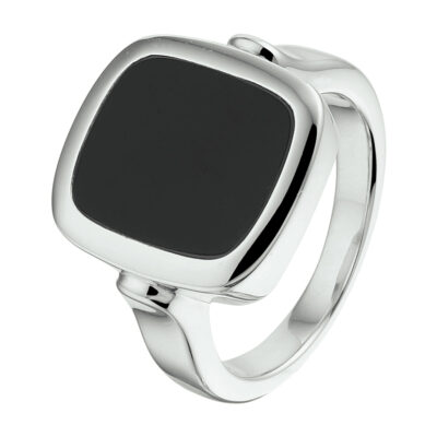 Onyx 925' Silver Signet Ring 18860-3575 Image1
