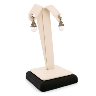 Marcasite (Pyrite) Pearl 925' Silver Pendant Earrings 18968-3677 Image2