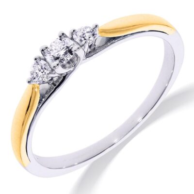 Diamond 14k Trilogy Ring 19050-9681 Image1