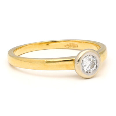Diamond 18k Punto Luce Ring 19080-9686 Image2