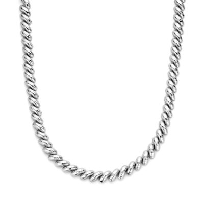 925' Silver San Marco Link Necklace 19086-3772 Image1