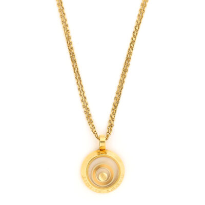 Diamond 18k Chopard Happy Spirit Two Strand Necklace 19098-9690 Image2