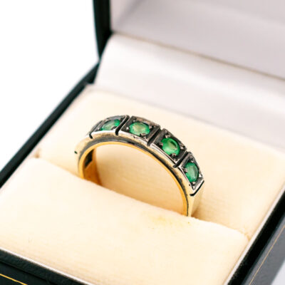 Emerald 9k Row Ring 19105-9697 Image2