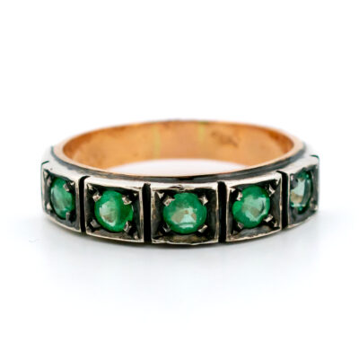 Emerald 9k Row Ring 19105-9697 Image1
