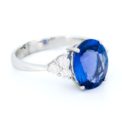 Diamond Tanzanite 18k Ring 19121-9709 Image2