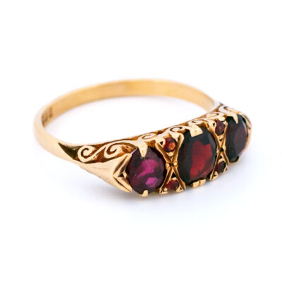 Garnet 9k Trilogy Ring 19126-9715 Image2