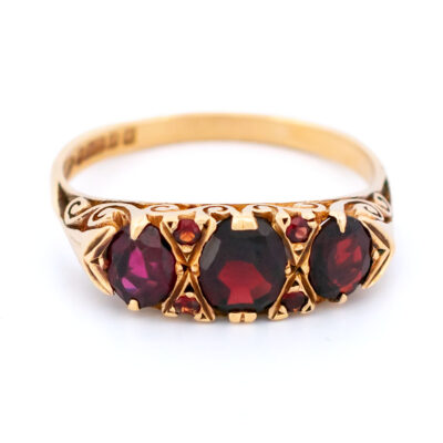 Garnet 9k Trilogy Ring 19126-9715 Image1
