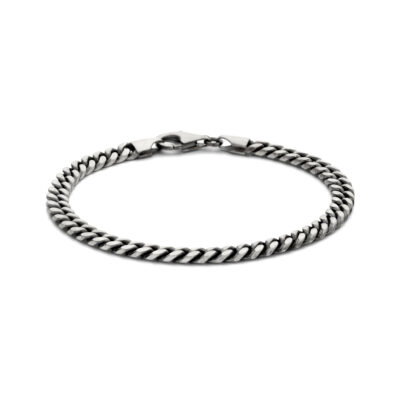 925' Silver Curb Link Bracelet 19162-3787 Image1