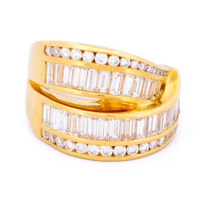 Diamond 18k Crossover Bypass  Ring 19175-9739 Image1