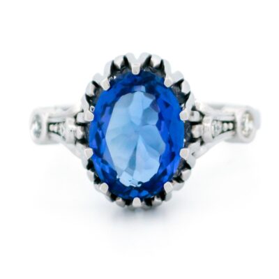 Diamond Tanzanite 14k Solitaire Ring 14515-8349 Image1