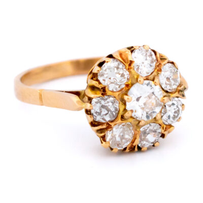 Diamond 14k Cluster Ring 17334-9177 Image2