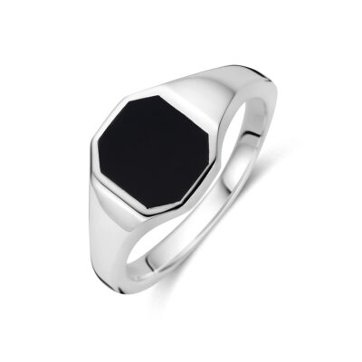 Onyx 925' Silver Signet Ring 19163-3788 Image1