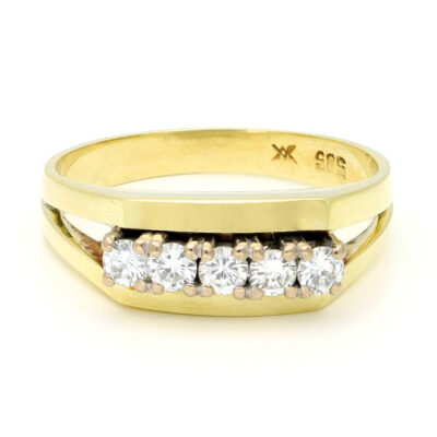 Diamond 14k Row Ring 19198-9748 Image1