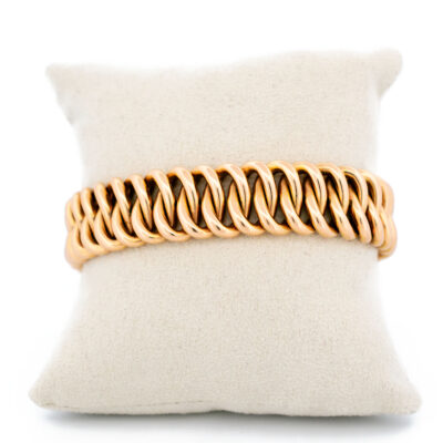 14k Elongated Oval Link Bracelet 19230-9771 Image1