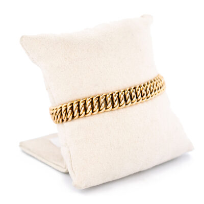 14k Double Curb-Link Bracelet 19231-9772 Image2