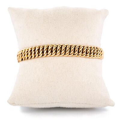 14k Double Curb-Link Bracelet 19231-9772 Image1